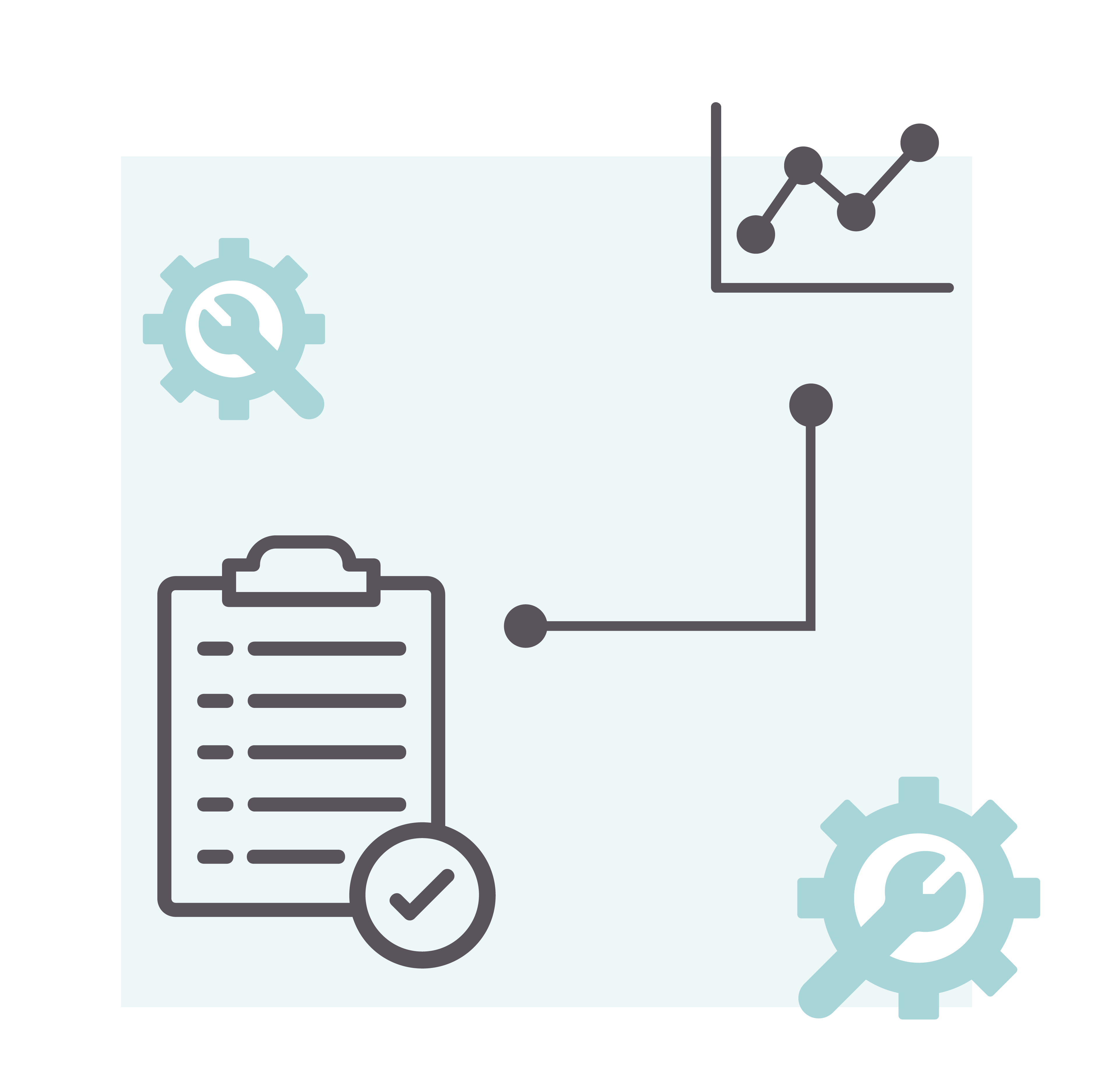 Business team working at office with laptop, and financial graph data documents on his desk