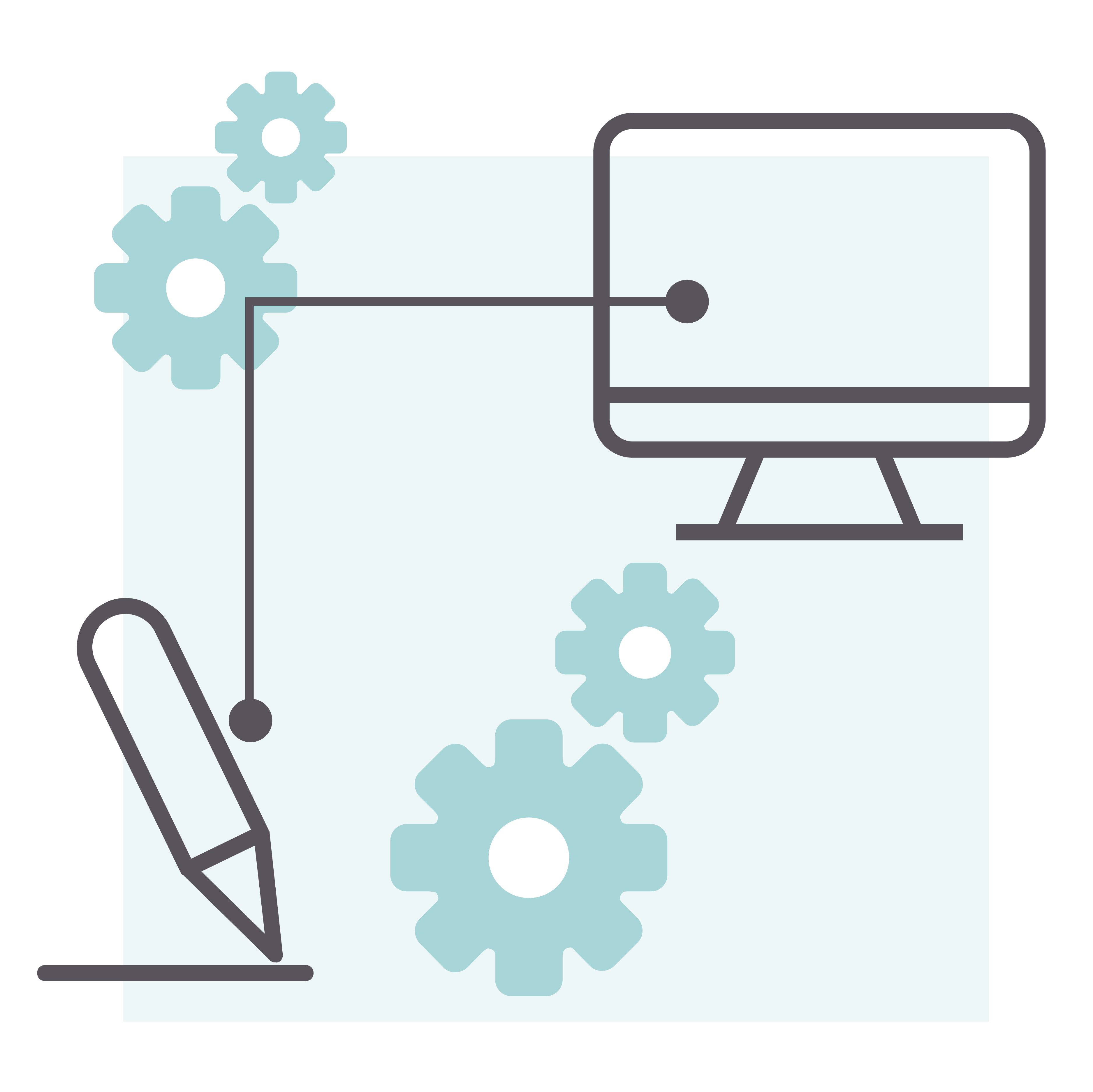 Business team working at office with laptop, and financial graph data documents on his desk