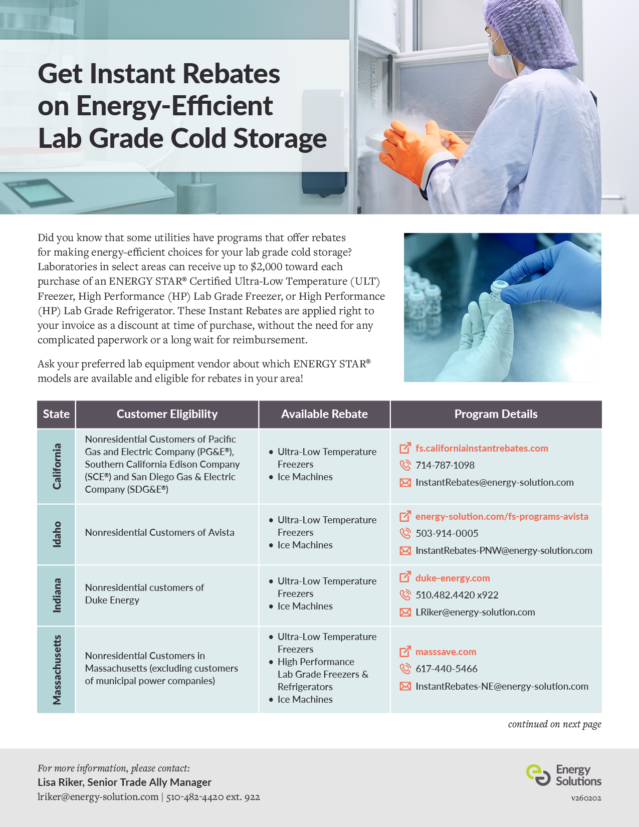 National Lab Cold Storage Midstream Rebates v260202 National Cold Storage Customer Flyer